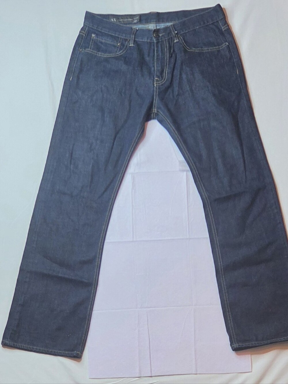 A|X Armani Exchange J101 Bootcut Jeans 34x32 100% Cotton Dark Wash Vintage 2013